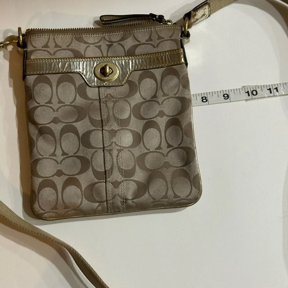 Coach Tan Crossbody Bag - Picture 1 of 9